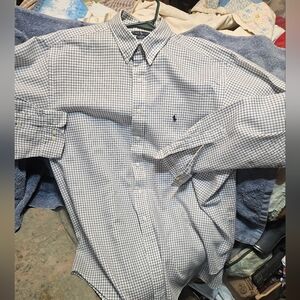 Mens Polo Long Sleeve Button Down